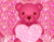 Pink Heart And Bear